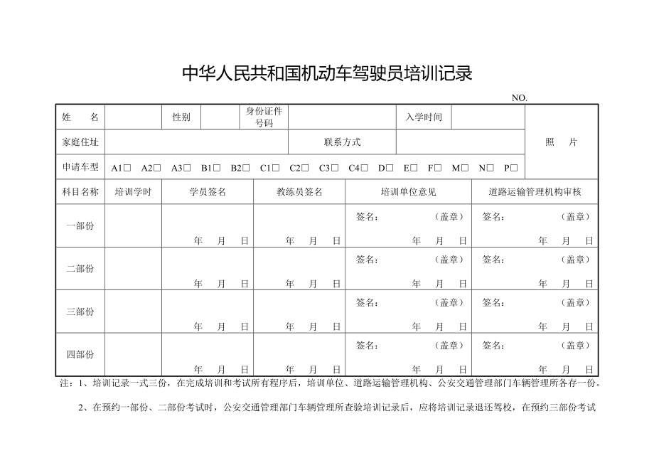 規(guī)范駕駛培訓(xùn)記錄 筑牢交通安全基石——論中華人民共和國機(jī)動(dòng)車駕駛員培訓(xùn)記錄的重要性